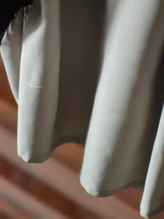 Vestido MAZA fiesta elegante negro beige