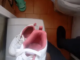 Zapatillas Reebok Blancas y Doradas