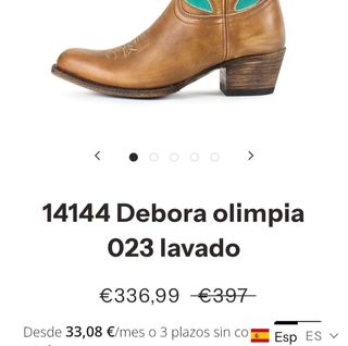 Botas Sendra Debora Olimpia 14144 T.36