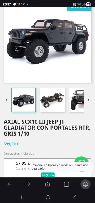Axial SCX10 III  Gladiator