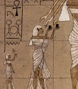 Cuadro artesanal tema egipcio