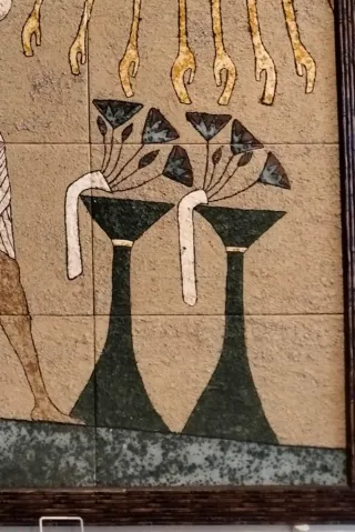 Cuadro artesanal tema egipcio