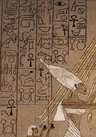 Cuadro artesanal tema egipcio