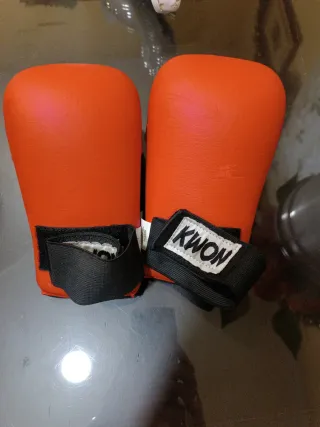 Guantes de Karate rojos (2 pares)