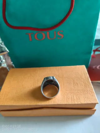 Anillo Tous Plata Oso Mujer