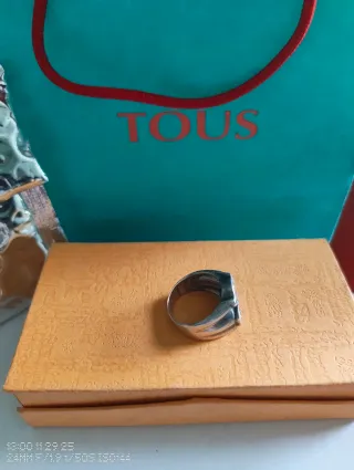 Anillo Tous Plata Oso Mujer