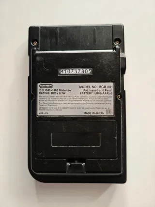 Nintendo Game Boy Pocket Negra