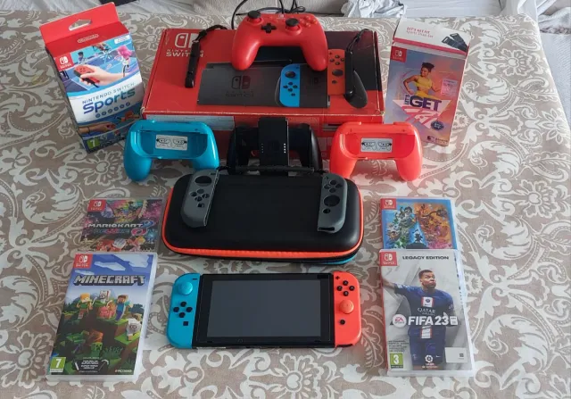 Nintendo Switch + Accesorios + Juegos