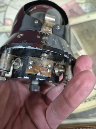 Brújula de vuelo antigua Guerra Civil avion fiat