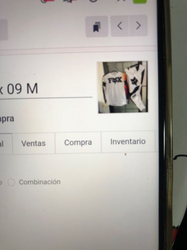 Casco Motocross Fox 07 S