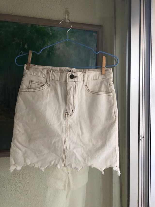 MINI FALDA BLANCA DE INVIERNO(XS)