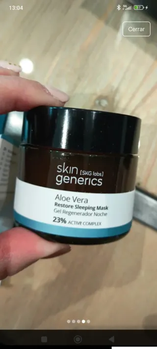 Crema Noche Aloe Vera Skin Generics