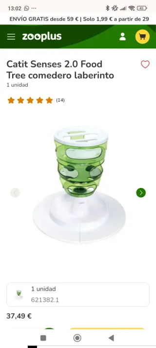 Comedero Catit Senses 2.0 Laberinto