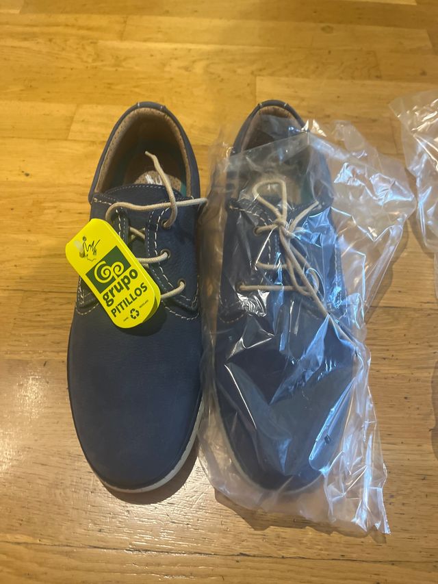 Zapato Ante Azul Pablosky