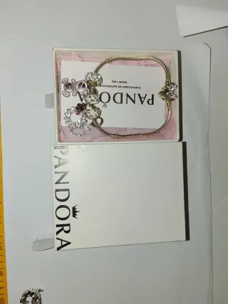 Pulsera Pandora Mujer Oro Rosa