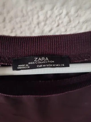 Camiseta morada manga corta