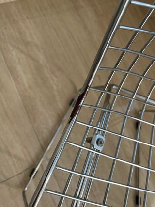 Tocador y silla de metal bertoia