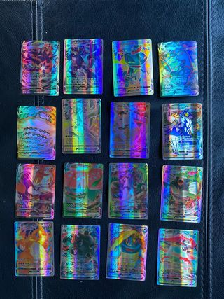 16 Cartas Pokémon Holo Raras