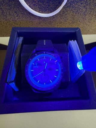 Swatch x Omega Mission To Earthphase Moonshine Gol