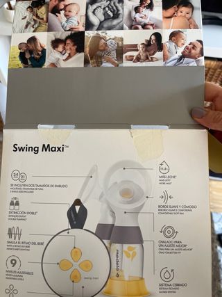 Sacaleches Eléctrico Doble Medela Swing Maxi