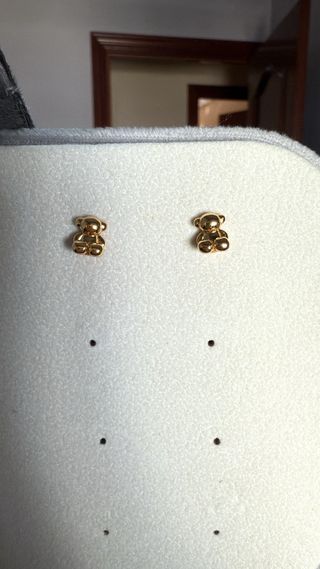 Pendientes Oso Tous Oro