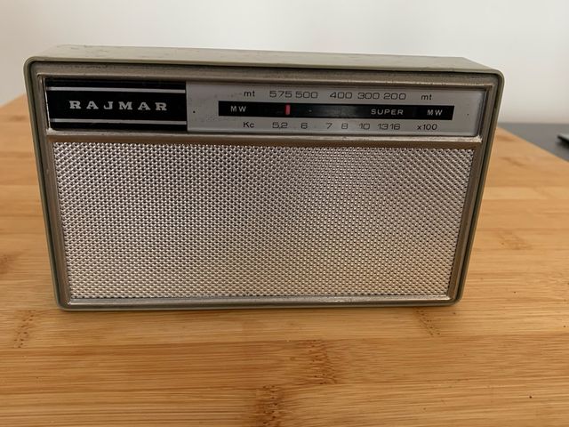 Radio Transistor Rajmar Vintage Beige/Plata