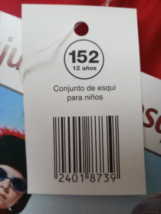 Mono de esquí infantil 12 años