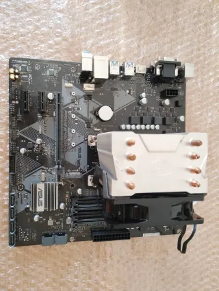 Placa Base Asus Prime B450M A + AMD Ryzen 5 2600