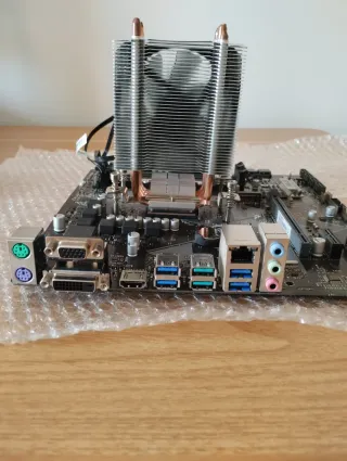 Placa Base Asus Prime B450M A + AMD Ryzen 5 2600