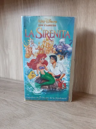 La Sirenita VHS Clásicos Disney Español