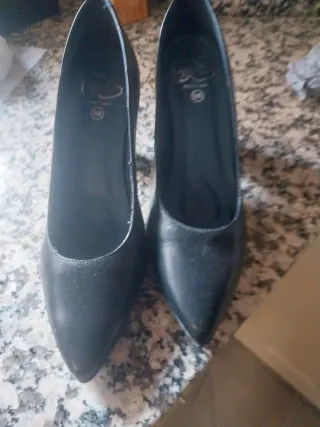 Zapatos de fiesta negros talla 38