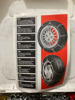 Cadenas de nieve para coche