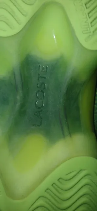 Zapatillas Lacoste Verde y Amarillo