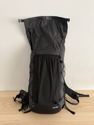 Mochila senderismo Naturhike 60L Gris/Negro