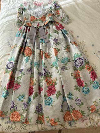 Vestido de fallera niña/adolescente ancho falda 74