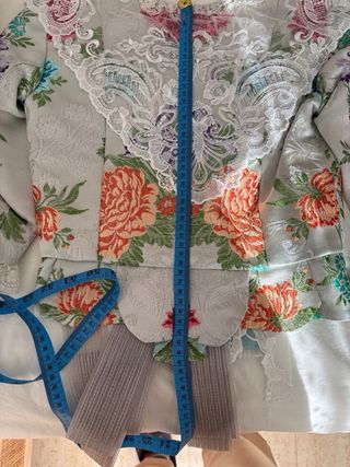 Vestido de fallera niña/adolescente ancho falda 74