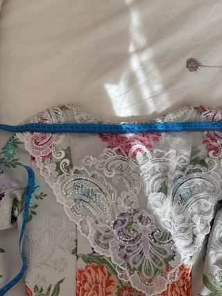 Vestido de fallera niña/adolescente ancho falda 74