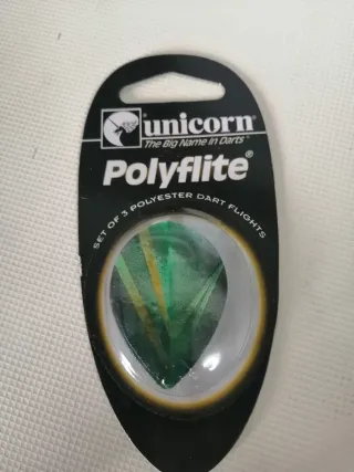 Plumas Dardos Unicorn Polyflite Set 3