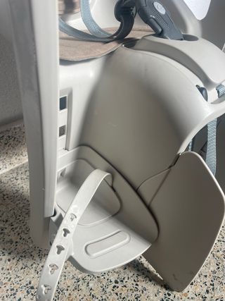 Silla portabebés para bici con parrilla