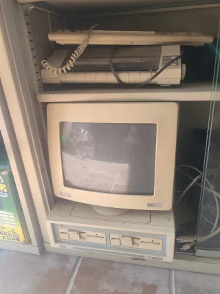 Amstrad PC1512 + Impresora DMP3100