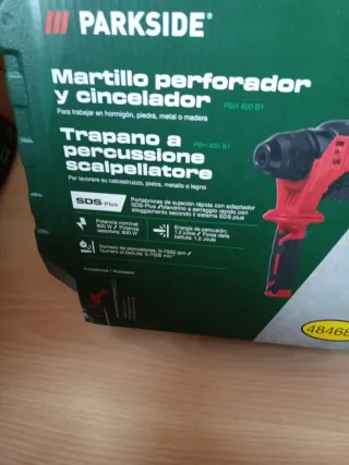 Martillo Perforador y Cincelador Parkside