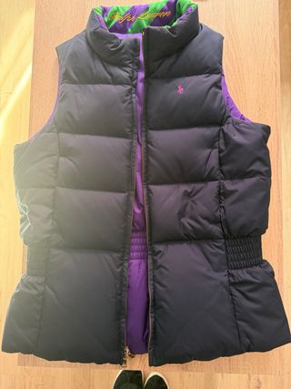 Chaleco Ralph Lauren Morado y Verde