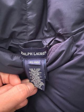 Chaleco Ralph Lauren Morado y Verde