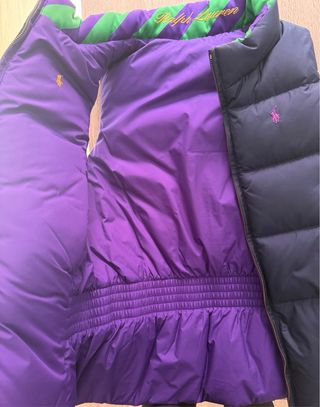 Chaleco Ralph Lauren Morado y Verde