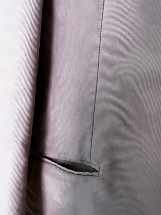 Americana caballero de algodón beige.