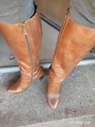 Nero Giardini stivali alti al ginocchio 38.