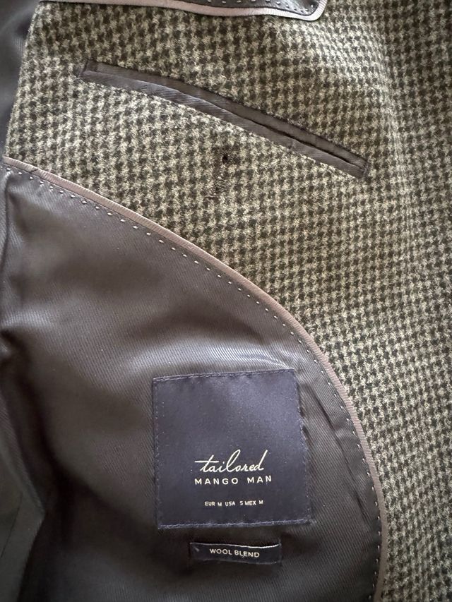 Abrigo de caballero gris