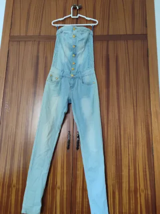 Mono vaquero sin tirantes