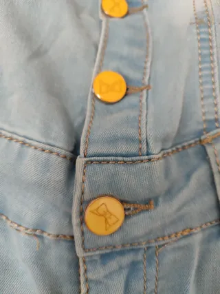 Mono vaquero sin tirantes