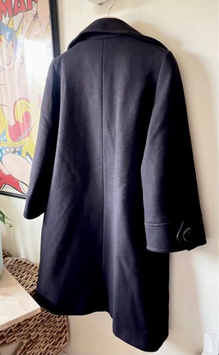 Abrigo Lana Zara Azul Marino